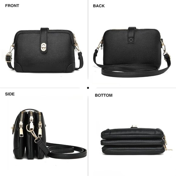 Small Crossbody Bags for Women Fashion Cell Phone Purse Ladies Multiple Pockets - Picture 5 of 7